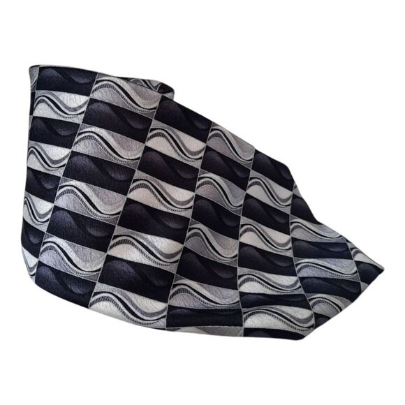 Pierre Cardin Abstract Print Silk Tie - Picture 1 of 3